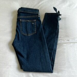 Rag & Bone Jean: rise: 8.25”, inseam: 26.5”. Never worn.